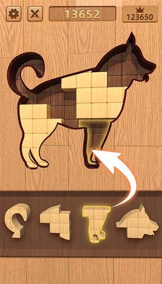 classic wood block puzzle online